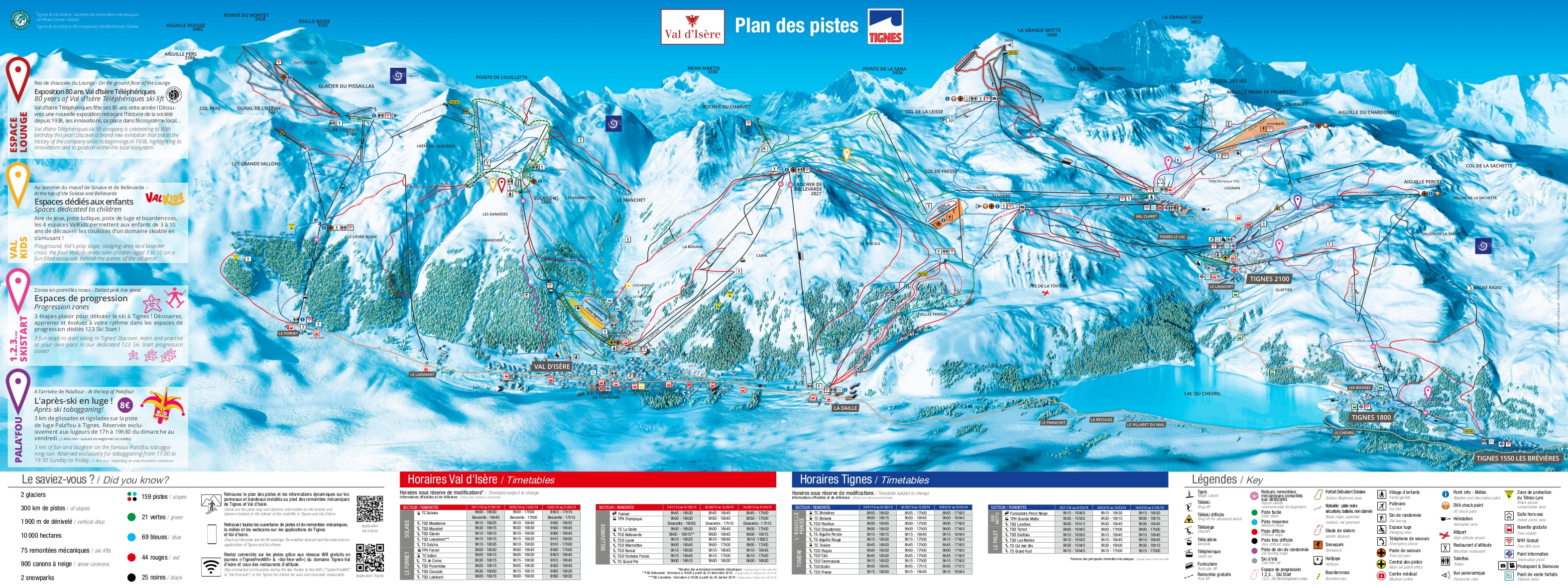 Val d'Isère piste map